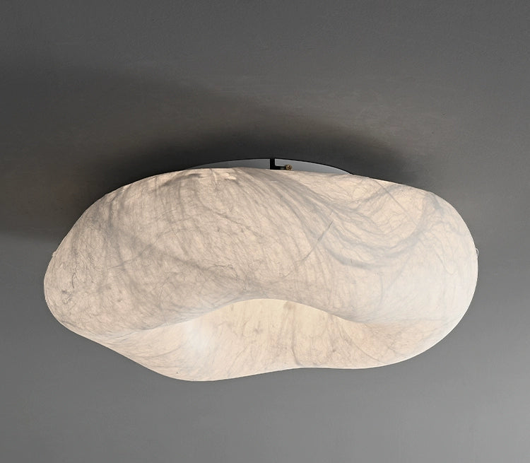 [Cloud] wabi-sabi wind ceiling lamp handmade silk living room entrance aisle lamp Japanese design bedroom study lamp